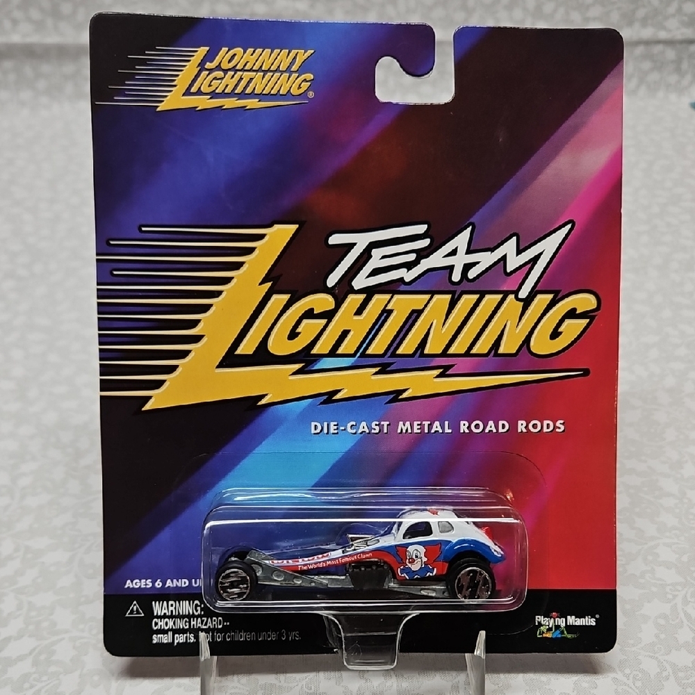 2000 Johnny Lightning Bozo The Clown Die-cast Car Team Lightning